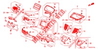 INSTRUMENT, ZIERSTUECK (COTE DE CONDUCTEUR) (LH) für Honda CR-V DIESEL 1.6 EXCLUSIVE NAVI 4WD 5 Türen 6 gang-Schaltgetriebe 2015
