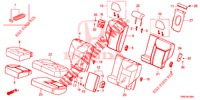 RUECKSITZ/SITZGURT,(2D)  für Honda CR-V DIESEL 1.6 EXCLUSIVE NAVI 4WD 5 Türen 6 gang-Schaltgetriebe 2015