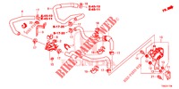 WASSERSCHLAUCH/HEIZUNGSSCHACHT (LH) (DIESEL) für Honda CR-V DIESEL 1.6 EXCLUSIVE NAVI 4WD 5 Türen 6 gang-Schaltgetriebe 2015