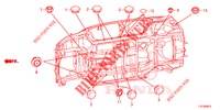 GUMMITUELLE (INFERIEUR) für Honda CR-V DIESEL 1.6 COMFORT 5 Türen 6 gang-Schaltgetriebe 2018