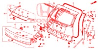 HECKKLAPPENPLATTE(2D)  für Honda CR-V DIESEL 1.6 COMFORT 5 Türen 6 gang-Schaltgetriebe 2018