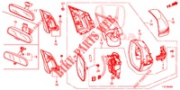 SPIEGEL/SCHIEBEDACH  für Honda CR-V DIESEL 1.6 COMFORT 5 Türen 6 gang-Schaltgetriebe 2018