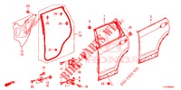 TUERBLECHE, HINTEN(4D)  für Honda CR-V DIESEL 1.6 COMFORT 5 Türen 6 gang-Schaltgetriebe 2018