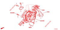 TURBOLADER (DIESEL) (1) für Honda CR-V DIESEL 1.6 COMFORT 5 Türen 6 gang-Schaltgetriebe 2018