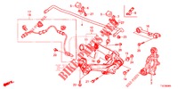 UNTERER ARM, HINTEN/FUEHRUNGSARM  für Honda CR-V DIESEL 1.6 COMFORT 5 Türen 6 gang-Schaltgetriebe 2018