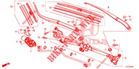 WINDSCHUTZSCHEIBENWISCHER (LH) für Honda CR-V DIESEL 1.6 COMFORT 5 Türen 6 gang-Schaltgetriebe 2018