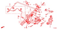 UNTERER ARM, HINTEN/FUEHRUNGSARM  für Honda CR-V DIESEL 1.6 COMFORT 5 Türen 9 gang automatikgetriebe 2018