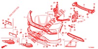 VORDERE STOSSFAENGER  für Honda CR-V DIESEL 1.6 COMFORT 5 Türen 9 gang automatikgetriebe 2018