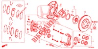 VORDERRADBREMSE (1) für Honda CR-V DIESEL 1.6 COMFORT 5 Türen 9 gang automatikgetriebe 2018