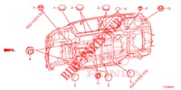 GUMMITUELLE (INFERIEUR) für Honda CR-V DIESEL 1.6 ELEGANCE NAVI 5 Türen 6 gang-Schaltgetriebe 2018