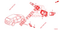 KOMBISCHALTER  für Honda CR-V DIESEL 1.6 ELEGANCE NAVI 5 Türen 6 gang-Schaltgetriebe 2018
