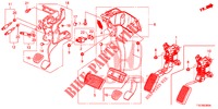 PEDAL (LH) für Honda CR-V DIESEL 1.6 ELEGANCE NAVI 5 Türen 6 gang-Schaltgetriebe 2018