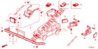 RADAR  für Honda CR-V DIESEL 1.6 ELEGANCE NAVI 5 Türen 6 gang-Schaltgetriebe 2018