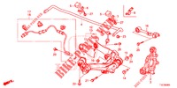 UNTERER ARM, HINTEN/FUEHRUNGSARM  für Honda CR-V DIESEL 1.6 ELEGANCE NAVI 5 Türen 6 gang-Schaltgetriebe 2018