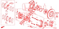 VORDERRADBREMSE (1) für Honda CR-V DIESEL 1.6 ELEGANCE NAVI 5 Türen 6 gang-Schaltgetriebe 2018