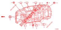 GUMMITUELLE (INFERIEUR) für Honda CR-V DIESEL 1.6 ELEGANCE 5 Türen 9 gang automatikgetriebe 2018