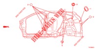 GUMMITUELLE (LATERAL) für Honda CR-V DIESEL 1.6 ELEGANCE 5 Türen 9 gang automatikgetriebe 2018