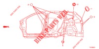 GUMMITUELLE (LATERAL) für Honda CR-V DIESEL 1.6 EXECUTIVE 5 Türen 6 gang-Schaltgetriebe 2018