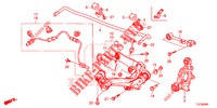 UNTERER ARM, HINTEN/FUEHRUNGSARM  für Honda CR-V DIESEL 1.6 EXECUTIVE 5 Türen 6 gang-Schaltgetriebe 2018
