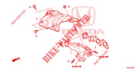 AUSPUFFKRUEMMER (DIESEL) (2.2L) für Honda CR-V DIESEL 2.2 EXCLUSIVE 5 Türen 6 gang-Schaltgetriebe 2013