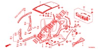 AUSSENBLECHE/DACHPLATTE  für Honda CR-V DIESEL 2.2 EXCLUSIVE 5 Türen 6 gang-Schaltgetriebe 2013
