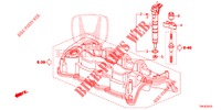 KRAFTSTOFFEINSPRITZUNG (DIESEL) (2.2L) für Honda CR-V DIESEL 2.2 EXCLUSIVE 5 Türen 6 gang-Schaltgetriebe 2013