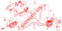 TUERSCHLOESSER, HINTEN/AEUSSERER GRIFF  für Honda CR-V DIESEL 2.2 EXCLUSIVE 5 Türen 6 gang-Schaltgetriebe 2013
