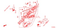 TUERVERKLEIDUNG, HINTEN(4D)  für Honda CR-V DIESEL 2.2 EXCLUSIVE 5 Türen 6 gang-Schaltgetriebe 2013