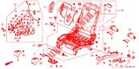 VORNE SITZKOMPONENTEN (G.) (2) für Honda CR-V DIESEL 2.2 EXCLUSIVE 5 Türen 6 gang-Schaltgetriebe 2013