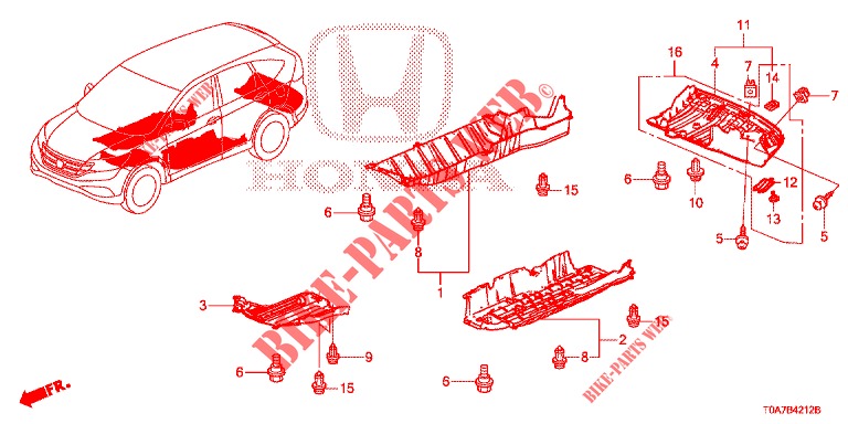 GEHAEUSEUNTERTEIL  für Honda CR-V DIESEL 2.2 EXCLUSIVE 5 Türen 6 gang-Schaltgetriebe 2013