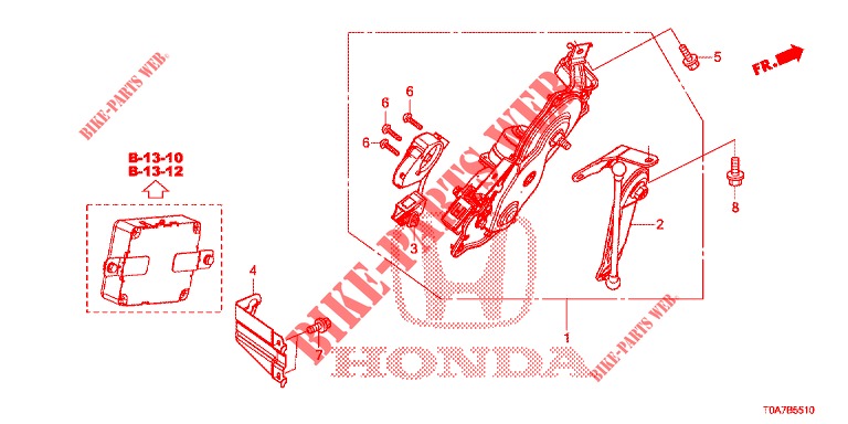 HECKKLAPPENMOTOR  für Honda CR-V DIESEL 2.2 EXCLUSIVE 5 Türen 6 gang-Schaltgetriebe 2013