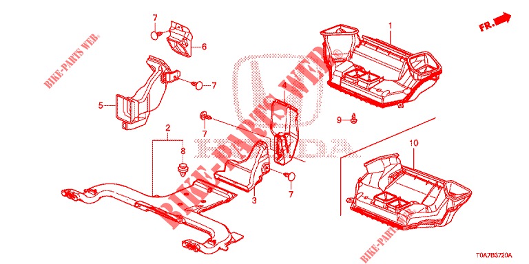 ZULEITUNGSROHR/ENTLUEFTUNGSROHR  für Honda CR-V DIESEL 2.2 EXCLUSIVE 5 Türen 6 gang-Schaltgetriebe 2013