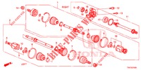 ANTRIEBSWELLE, VORNE/HALBWELLE (DIESEL) (2.2L) für Honda CR-V DIESEL 2.2 COMFORT 5 Türen 6 gang-Schaltgetriebe 2013
