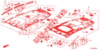 DACHVERKLEIDUNG (1) für Honda CR-V DIESEL 2.2 COMFORT 5 Türen 6 gang-Schaltgetriebe 2013