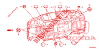 GUMMITUELLE (INFERIEUR) für Honda CR-V DIESEL 2.2 COMFORT 5 Türen 6 gang-Schaltgetriebe 2013