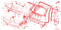 HECKKLAPPENPLATTE(2D)  für Honda CR-V DIESEL 2.2 COMFORT 5 Türen 6 gang-Schaltgetriebe 2013