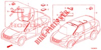 KABELBAUM (LH) (4) für Honda CR-V DIESEL 2.2 COMFORT 5 Türen 6 gang-Schaltgetriebe 2013