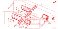 MITTLERES DISPLAY (LH) für Honda CR-V DIESEL 2.2 COMFORT 5 Türen 6 gang-Schaltgetriebe 2013