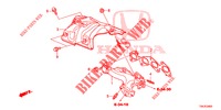 AUSPUFFKRUEMMER (DIESEL) (2.2L) für Honda CR-V DIESEL 2.2 COMFORT 5 Türen 5 gang automatikgetriebe 2013