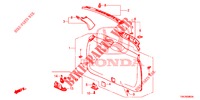 HECKKLAPPENVERKLEIDUNG/ TAFELVERKLEIDUNG, HINTEN(2D)  für Honda CR-V DIESEL 2.2 COMFORT 5 Türen 5 gang automatikgetriebe 2013
