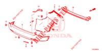 HINTERER STOSSFAENGER  für Honda CR-V DIESEL 2.2 COMFORT 5 Türen 5 gang automatikgetriebe 2013