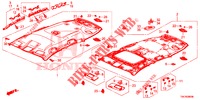 DACHVERKLEIDUNG (1) für Honda CR-V DIESEL 2.2 DIESEL ELEGANCE L 5 Türen 6 gang-Schaltgetriebe 2013