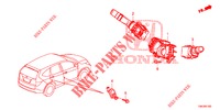 KOMBISCHALTER  für Honda CR-V DIESEL 2.2 DIESEL ELEGANCE L 5 Türen 6 gang-Schaltgetriebe 2013