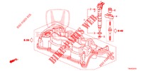 KRAFTSTOFFEINSPRITZUNG (DIESEL) (2.2L) für Honda CR-V DIESEL 2.2 DIESEL ELEGANCE L 5 Türen 6 gang-Schaltgetriebe 2013