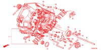 KUPPLUNGSGEHAEUSE (DIESEL) (2.2L) für Honda CR-V DIESEL 2.2 DIESEL ELEGANCE L 5 Türen 6 gang-Schaltgetriebe 2013