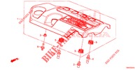 MOTORABDECKUNG (DIESEL) (2.2L) für Honda CR-V DIESEL 2.2 DIESEL ELEGANCE L 5 Türen 6 gang-Schaltgetriebe 2013