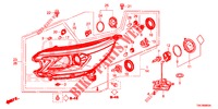 SCHEINWERFER  für Honda CR-V DIESEL 2.2 DIESEL ELEGANCE L 5 Türen 6 gang-Schaltgetriebe 2013