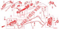 TUERSCHLOESSER, VORNE/AEUSSERER GRIFF  für Honda CR-V DIESEL 2.2 DIESEL ELEGANCE L 5 Türen 6 gang-Schaltgetriebe 2013