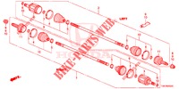ANTRIEBSWELLE, HINTEN (3) für Honda CR-V DIESEL 2.2 DIESEL ELEGANCE L 5 Türen 5 gang automatikgetriebe 2013