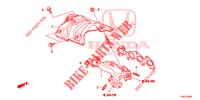 AUSPUFFKRUEMMER (DIESEL) (2.2L) für Honda CR-V DIESEL 2.2 DIESEL ELEGANCE L 5 Türen 5 gang automatikgetriebe 2013